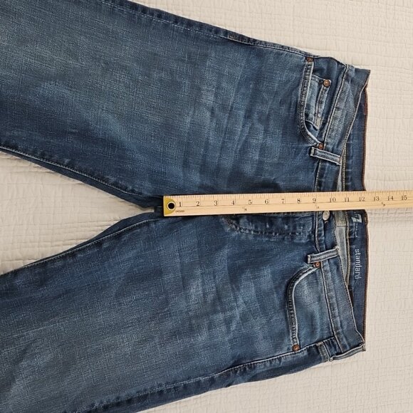 7 For All Mankind Standard Jeans Men's 36x30 Straight Leg Button Fly EUC Stretch - Picture 6 of 16
